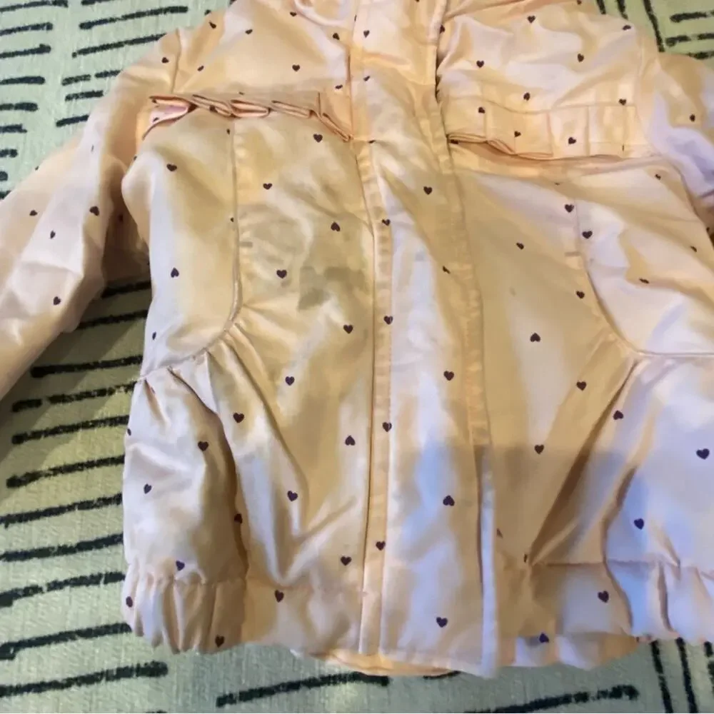 Kids Pink Polka Dot Jacket 18 Months